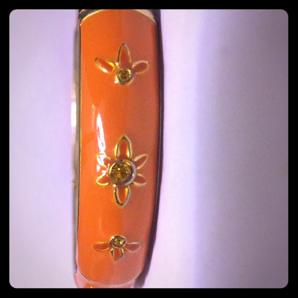 🎄Orange And Gold color Bracelet🎄